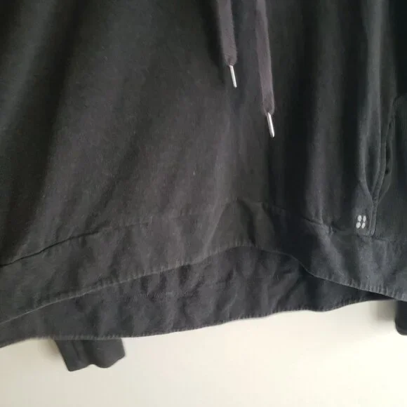 Sweaty Betty Harmonise Sweatshirt XXL Charcoal Gray Slouchy Pullover - Picture 6 of 9